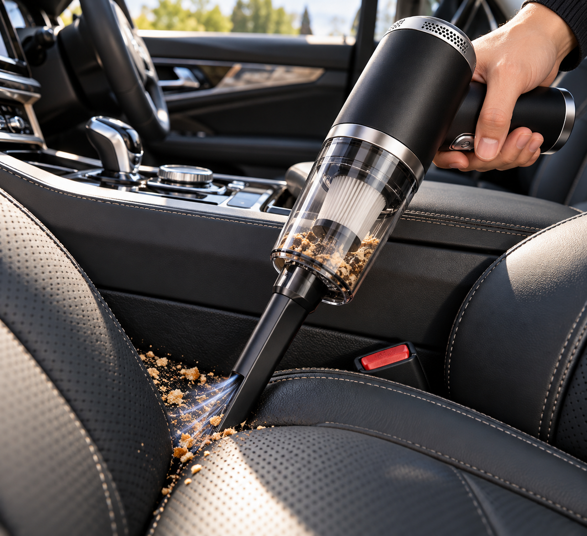 Portable 3-in-1 Wireless Car & Home Vacuum Cleaner (Rechargeable Blower & Duster)
